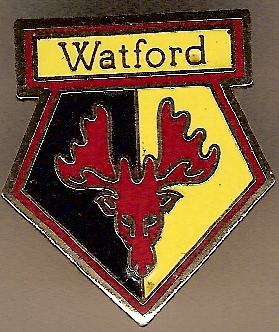 Badge Watford FC backstamped